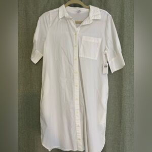 Old Navy Shirt Dress Small NWT